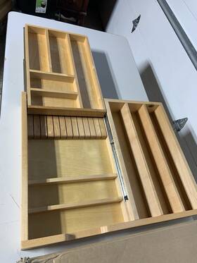 Mtdcs30 Rev-a-shelf 26.5ftft Tiered Cutlery Drawer Organizer