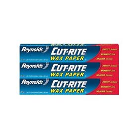 8541885199 Reynolds Cut Rite Wax Paper 75 Sqft Pack Of 3