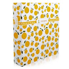 Olcookbook2 Ring Binder Depot Vintage-inspired Fruit Recipe Organizer 3-ring Kitchen Cookbook Keep