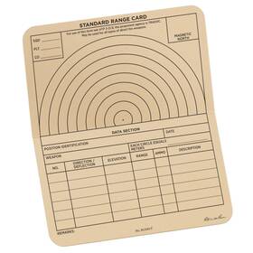 Rc991t Rite In The Rain All-weather Combat Card Range 6 Inch X 5 Medium Beige