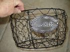 Round12 French Kitchen Vintage Style Wire Round12 French Kitchen Vintage Style Wire