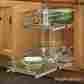 Rsef1081 Wire Basket Two-tier Heavy Gauge Construction Mountable Extending Chrome Base 5408381612907