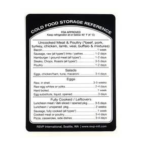 Rsvp 053796406679 Removable Cold Storage Label Kitchen Health Practices Safety