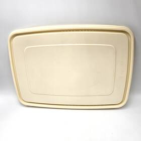 0007 Rubbermaid Vintage Servin Saver Replacement # 8 Rectangle Almond Lid 14x9 In