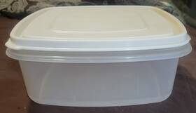 0014 Rubbermaid Vintage 10 Cup #3 Servin Saver Storage Container Almond Lid