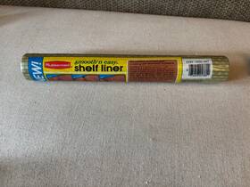 5380 Rubbermaid Vintage Retro New Shelf Liner Smoothftn Easy 1985 Jute Avocado Green