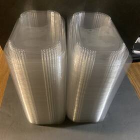 52800b300 Sabert Corporation 2 Boxes Of 150 Sustainable Lid 48oz Medium 7.5x12.5. Plastic Container