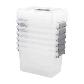 5851-zh Saedy 5 Quart Latching Box Great Funtionality Plastic Storage Bin With Lid