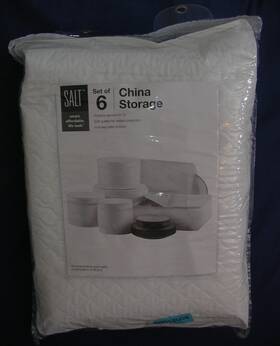 Salt 444600768852 New Quilted 6 Pc Dinnerware And Service Ware China Storage Set