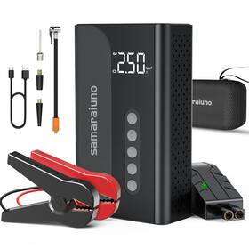 1000a Samaraiuno Hz009 Car Jump Starter With Air Compressor 10400mah Lithium Portable Battery