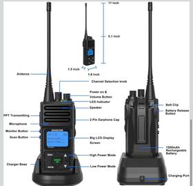 5823922618 Samcom Fpcn30a Two Way Radio Long Range Rechargeable 5w High Power Uhf