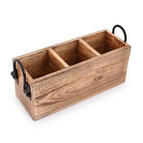 Kc584 Samhita Mango Wood Cutlery Holder Caddy Organizer Wooden Utensil Storage Orga Kc584 Samhita Mango Wood Cutlery Holder Caddy Organizer Wooden Utensil Storage Orga