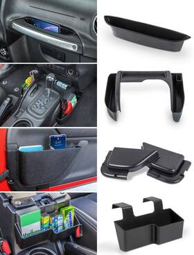 Sajkso0000 Savadicar 4 Pack Center Console Organizer Interior Storage Accessories For 2