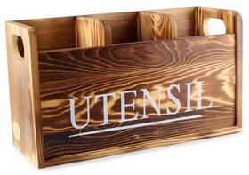 Wd-15 Saverstate Kitchen Utensil Holder Nice Size For Counter 3 Compart
