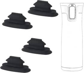78211 Savita 4pcs Replacement Part For Contigo West Loop Autoseal Travel Coffee Mug Lid Repl