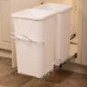 Sbm15-2-35wh Hafele Double Waste Bin Pull Out For Inch Wide Cabinet