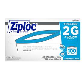 682253 Sc Johnson Professional Ziploc Freezer Bags For Food Organizati
