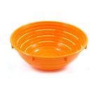 P734 Scandicraft Orange Round Plastic Bread Proofing Bowl 4 Cup