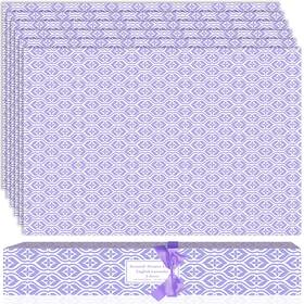 Scentorini 704755075985 Lavender Scented Drawer Liners 6 Sheets Fragrant Paper Non