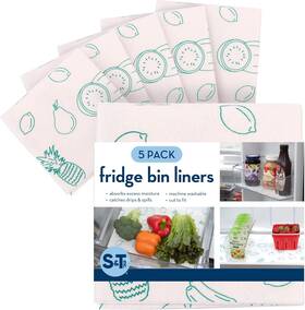 330101 Schroeder & Tremayne Inc. S&t Refrigerator Liners Shelf Liner For Kitchen Non Adhesive