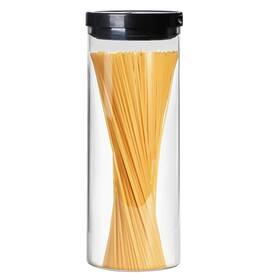 Blymg1 Scwboeii Glass Spaghetti Pasta Storage Container With Lids 65oz - 12inch Tall Fo