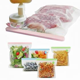 Jskusvlag030a Sealvax Reusable Vacuum Seal Bags 6-pack Bpa-free Sous Vide And Free