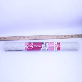 04f-c7h7n-01 See Notes Grip Print Liner Chalk Veggies Khaki Durable Non-adhesive 18 Inch X 4ft