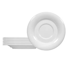 Seltmann Weiden 003106221092 Commercial Dinnerware Savoy Porcelain Saucer For Coffee/tea Cup White 6.5