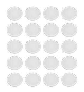 Sesyomr 742089726395 Glass Table Top Anti Slip Bumpers 20pcs Non-adhesive Silicone Pads For