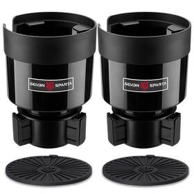 Sscp001 Seven Sparta 2 Pack Car Cup Holder Expander Adjustable Base Black For 3.4 Inch -3.8 Sscp001 Seven Sparta 2 Pack Car Cup Holder Expander Adjustable Base Black For 3.4 Inch -3.8