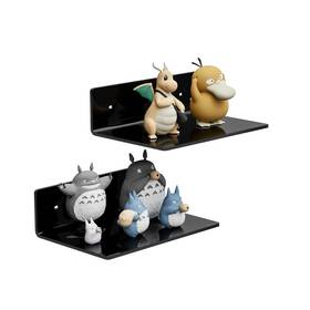 Sezanrpt 726852218997 9 Inches Acrylic Wall Shelves 2 Pack Floating Shelf For Mounting Acryl