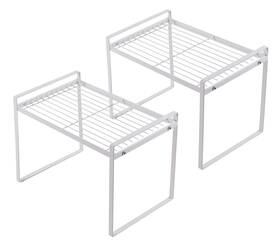 Shantton 791280632332 2pk Kitchen Cabinet Shelf Counter Organizer Rack Pantry Storage Bathroom Bedr