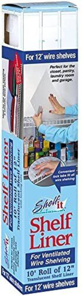 Shelf-it 415946742977 Liner For 12ft Wire Shelving With Locking Tabs 2pack
