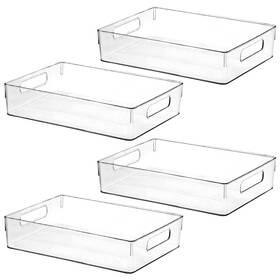Shelfshaper 797725593138 Large Clear Plastic Storage Bins Pantry Organizers And Containers Fr