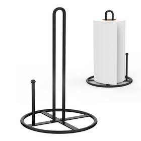 Holder-154 Shikaman Paper Towel Holder Black Kitchen Roll For Organize
