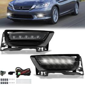 Ch-hd-707l Shocklight Led Fog Lights Assembly Replacement Fit For 2013 2014 2015 Honda A
