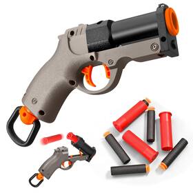 206103 Shushuzz Fidget Toys Pistol With Ejecting Shells Realistic Soft Bullet Toy Gun Cheap C