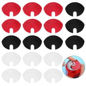 596638 Sibba 1 Puuqcuxc 18 Pcs Soda Can Covers Lids Sealer Plastic Pop Lid Cover Spill Guar