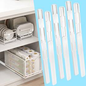 Sibosen 313040256215 6 Pcs Adhesive Sliders For Cabinets Pull Out Drawer Organizer Accessories O