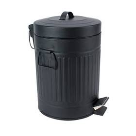 Simplemade 192598938831 Round Step Trash Can Stainless Steel With Lid Small Metal Wasteb