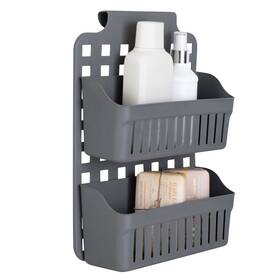 Simplify 633125269795 2 Tier Over The Cabinet Caddy In Grey