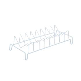 Simply 633125041803 Kitchen Details Lid Organizer In White - 13.98 Inch X 6.69