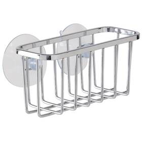 Simply 633125111582 Kitchen Details Silvertone Chrome Iron Suction-mount Silver 5.5 Inch X 2.0