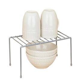 Simply 633125241227 Kitchen Details Grey Iron Small Shelf Organizer - 11.02 Inch X 5.51
