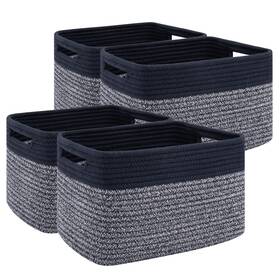 Sd-slb-c-p-05 Sixdove 4 Pack Storage Baskets For Organizing Woven Shelves - Perfect Fo