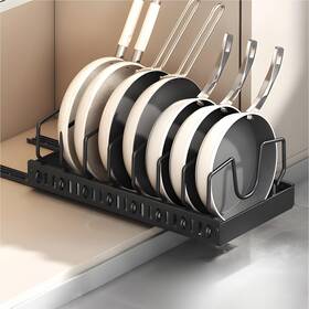 Po05 Sjtoeb Pull Out Pots And Pans Organizer For Under Cabinet