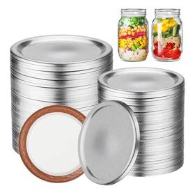 Regu28wid28 Skerybd Canning Lids Regular And Wide Mouth Mason Jar Only For Ball Silvery