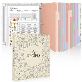 12380spj Skydue Recipe Binder 8.5x11 3 Ring Book To Write In Your Own Recipes 12380spj Skydue Recipe Binder 8.5x11 3 Ring Book To Write In Your Own Recipes
