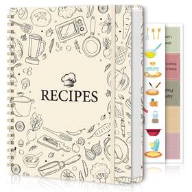 12386sps Skydue Blank Recipe Book To Write In Your Own Recipes 8.5 X 11 Hardcover Jou