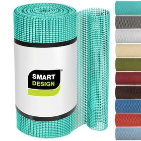 Smart Design 081654023126 Classic Grip Shelf Liner- Non Adhesive Home Organization Liners - Stron